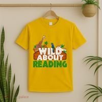Wild About Reading Animals T-Shirt thumb 2