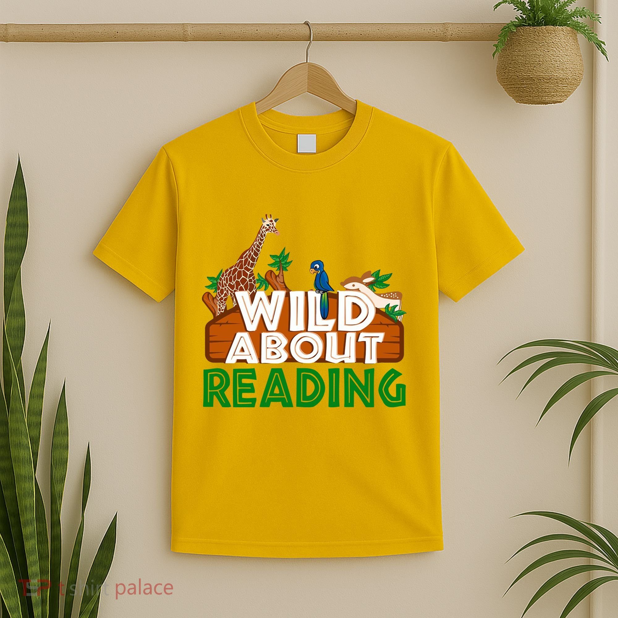 Wild About Reading Animals T-Shirt