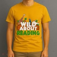 Wild About Reading Animals T-Shirt thumb 3