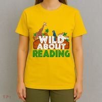Wild About Reading Animals T-Shirt thumb 4