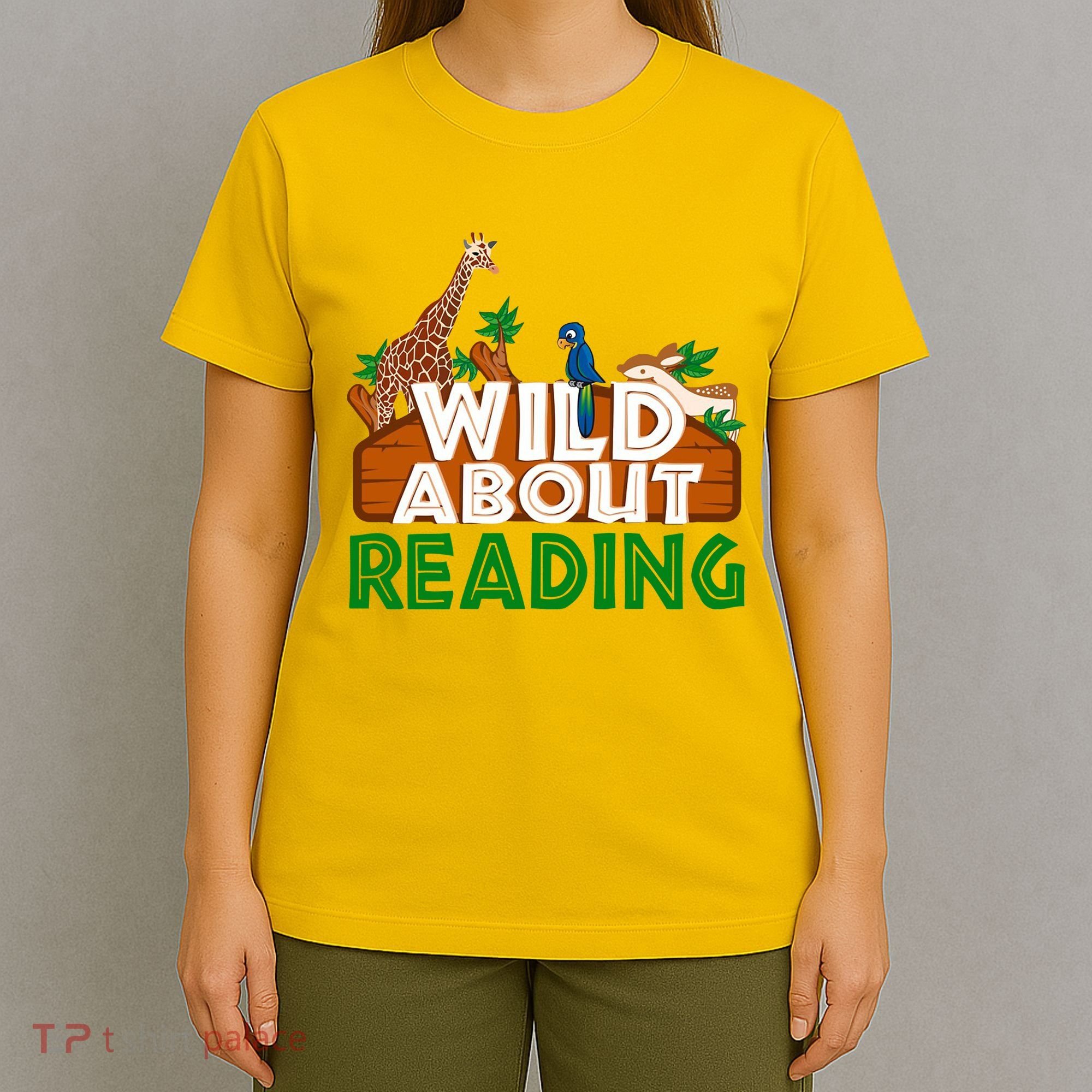 Wild About Reading Animals T-Shirt