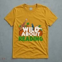 Wild About Reading Animals T-Shirt thumb 5