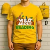 Wild About Reading Animals T-Shirt thumb 6