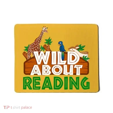 Wild About Reading Animals Mousepad