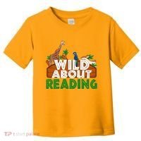 Wild About Reading Animals Toddler T-Shirt thumb 0