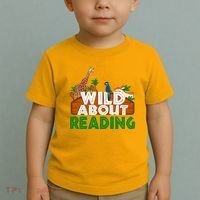 Wild About Reading Animals Toddler T-Shirt thumb 2