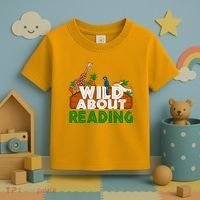 Wild About Reading Animals Toddler T-Shirt thumb 3