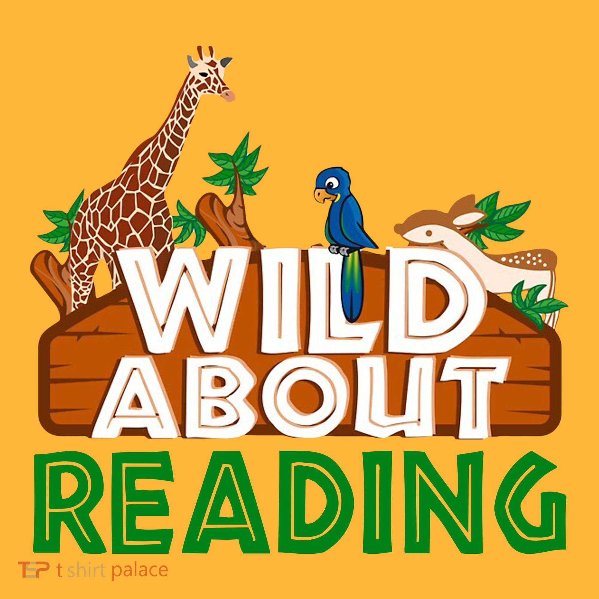 Wild About Reading Animals Toddler T-Shirt