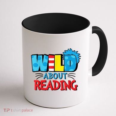Wild About Reading Dr Teacher Coffee Mug back