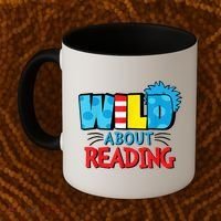 Wild About Reading Dr Teacher Coffee Mug thumb 2