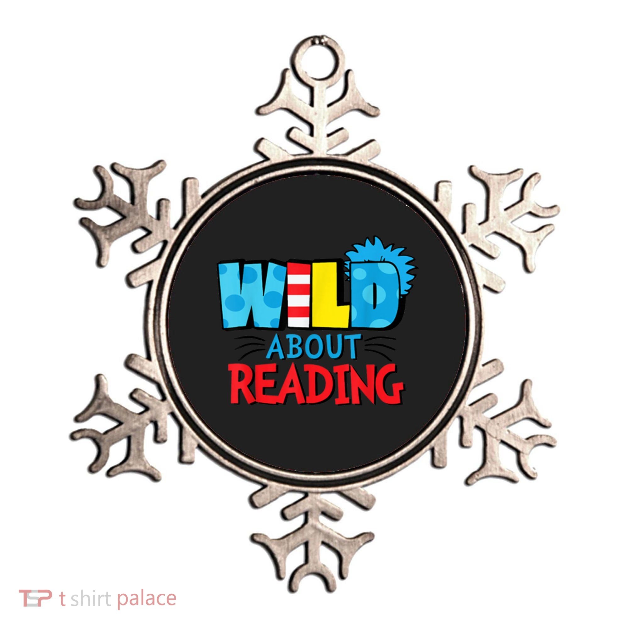 Wild About Reading Dr Teacher Ornament