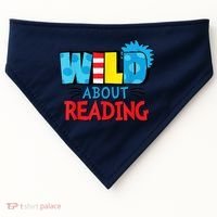 Wild About Reading Dr Teacher USA-Made Doggie Bandana thumb 0