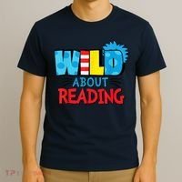 Wild About Reading Dr Teacher T-Shirt thumb 3