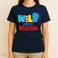Wild About Reading Dr Teacher T-Shirt thumb 4