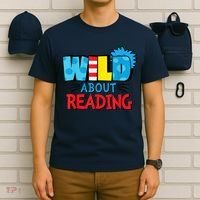 Wild About Reading Dr Teacher T-Shirt thumb 6