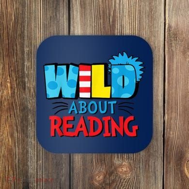 Wild About Reading Dr Teacher Coaster