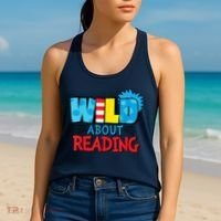 Wild About Reading Dr Teacher Women's Tank Top thumb 2