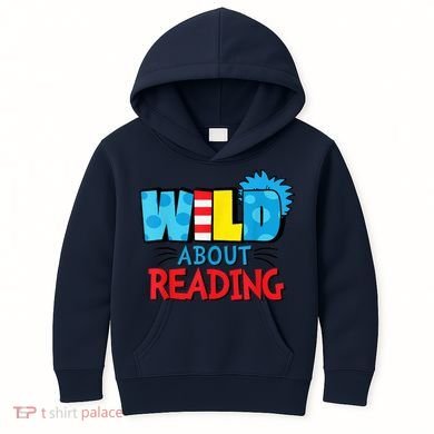 Wild About Reading Dr Teacher Kids Hoodie