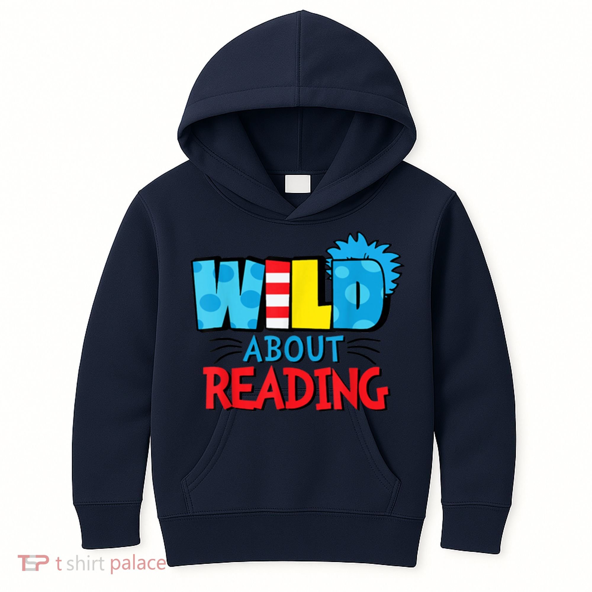 Wild About Reading Dr Teacher Kids Hoodie