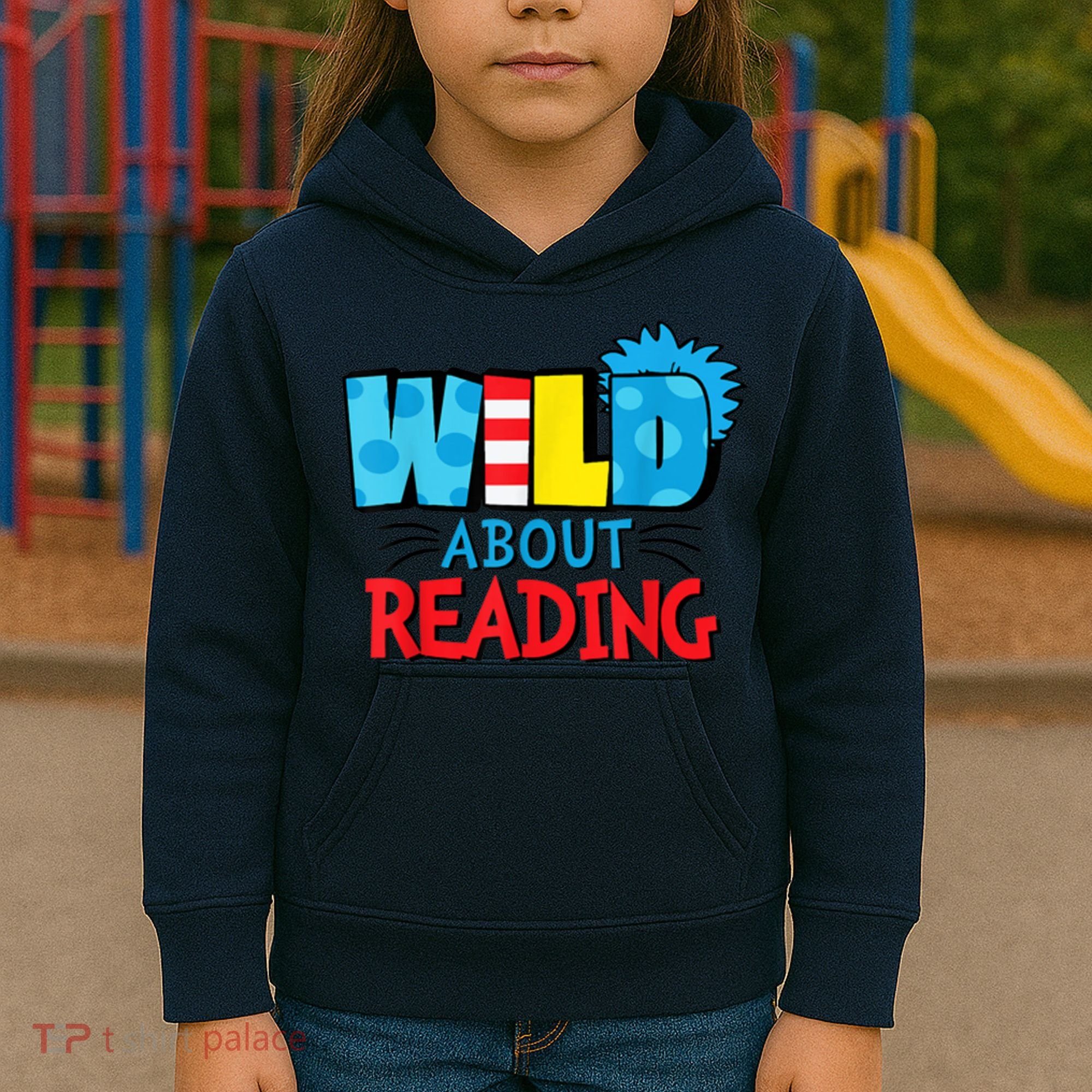 Wild About Reading Dr Teacher Kids Hoodie