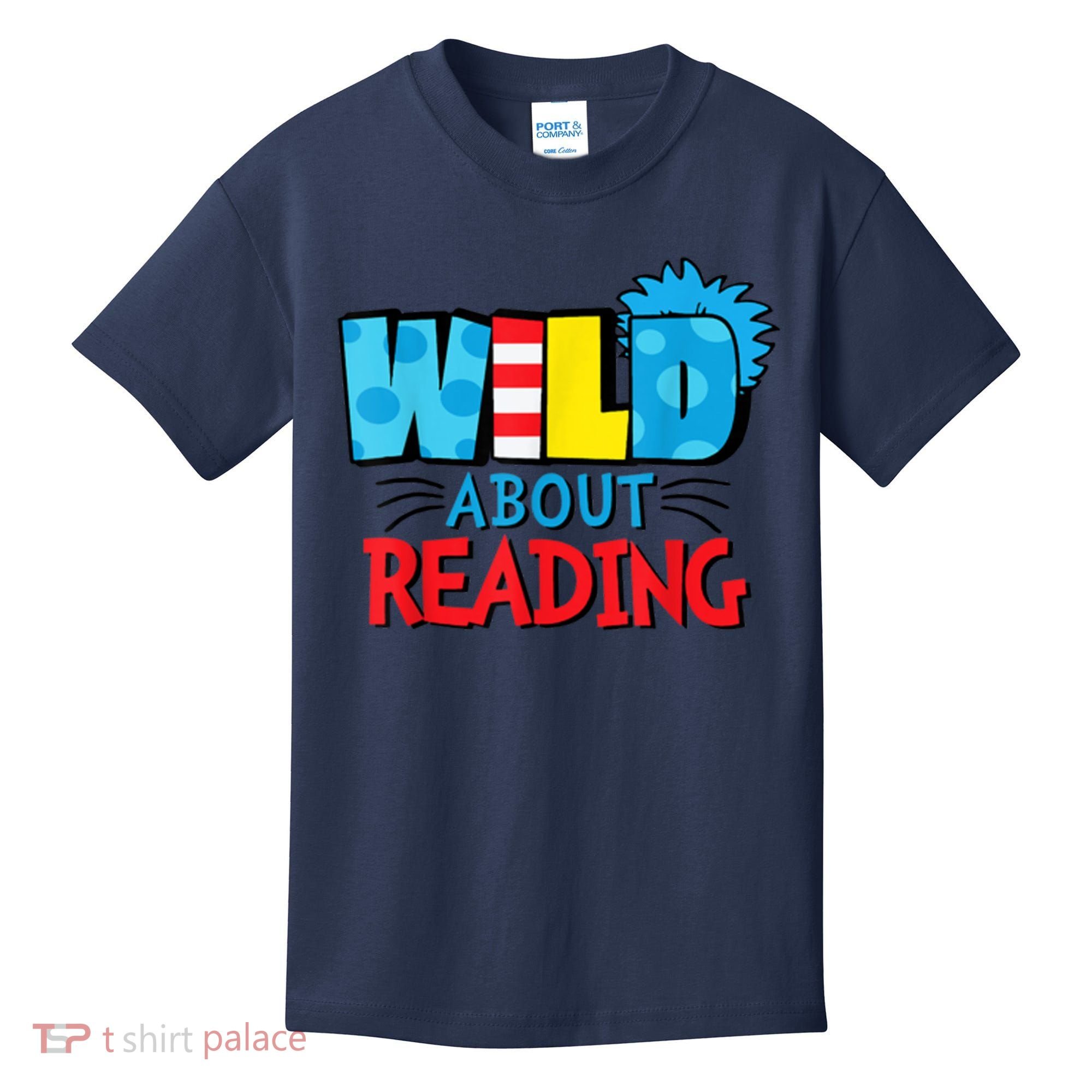 Wild About Reading Dr Teacher Kids T-Shirt