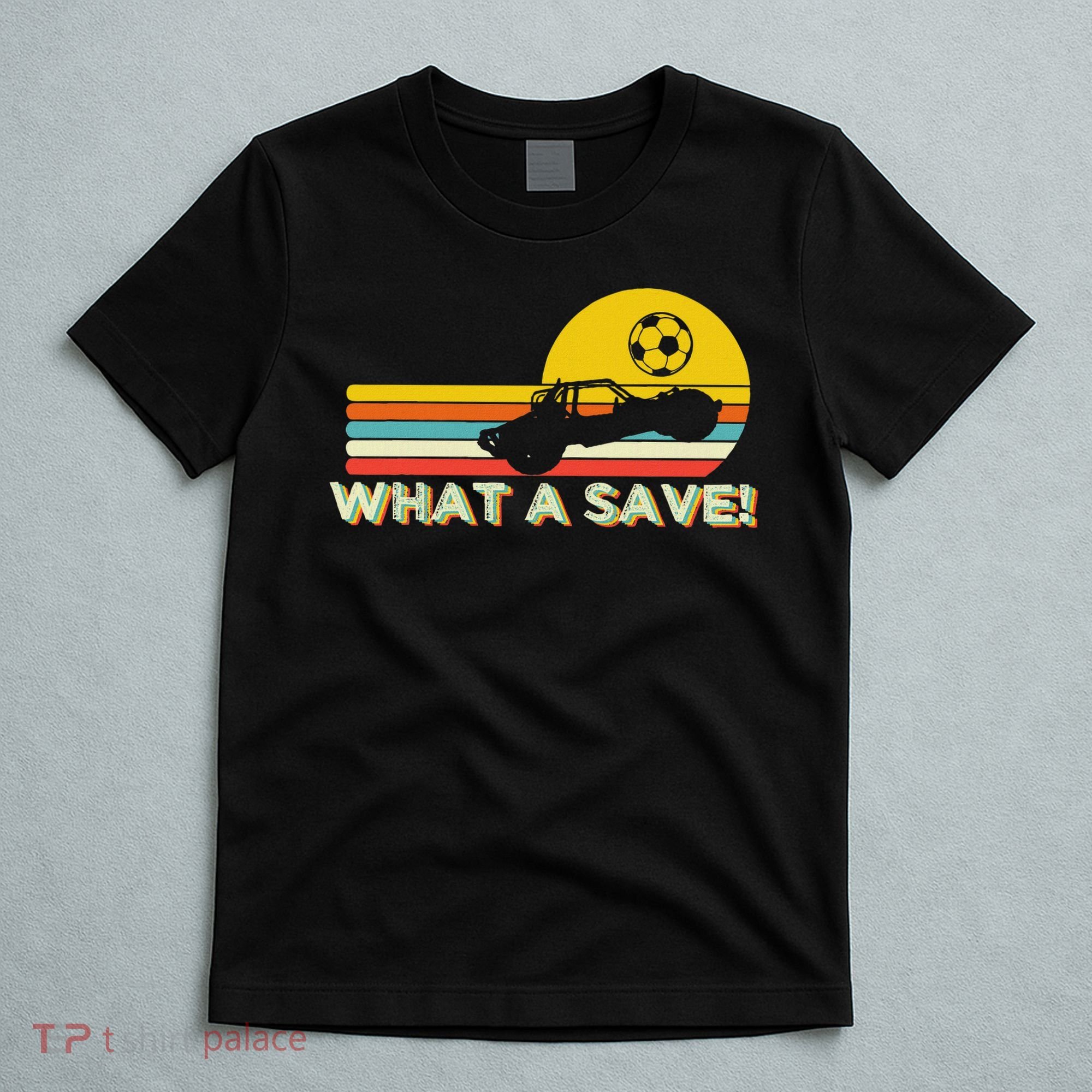 What A Retro Rocket Football Car League T-Shirt