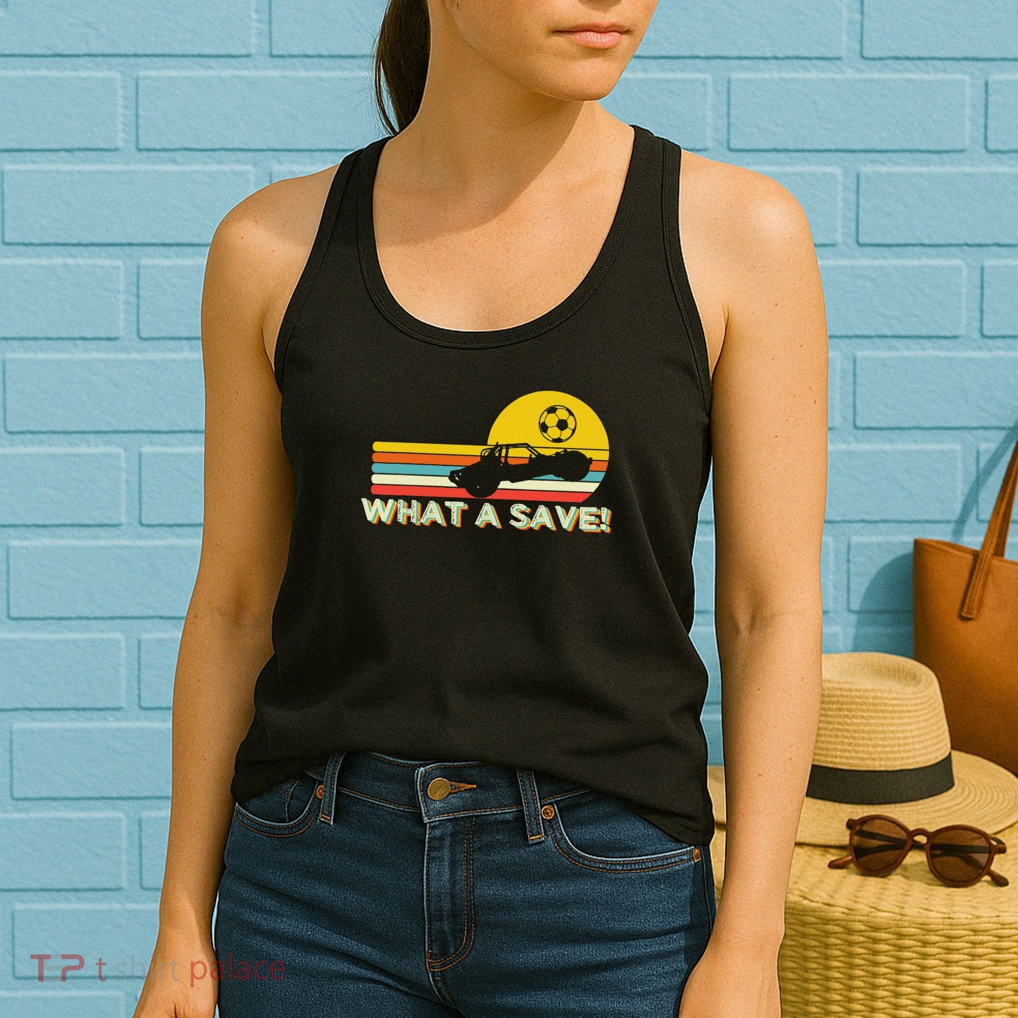 What A Retro Rocket Football Car League Women's Tank Top