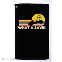 What A Retro Rocket Football Car League Golf Towel thumb 0
