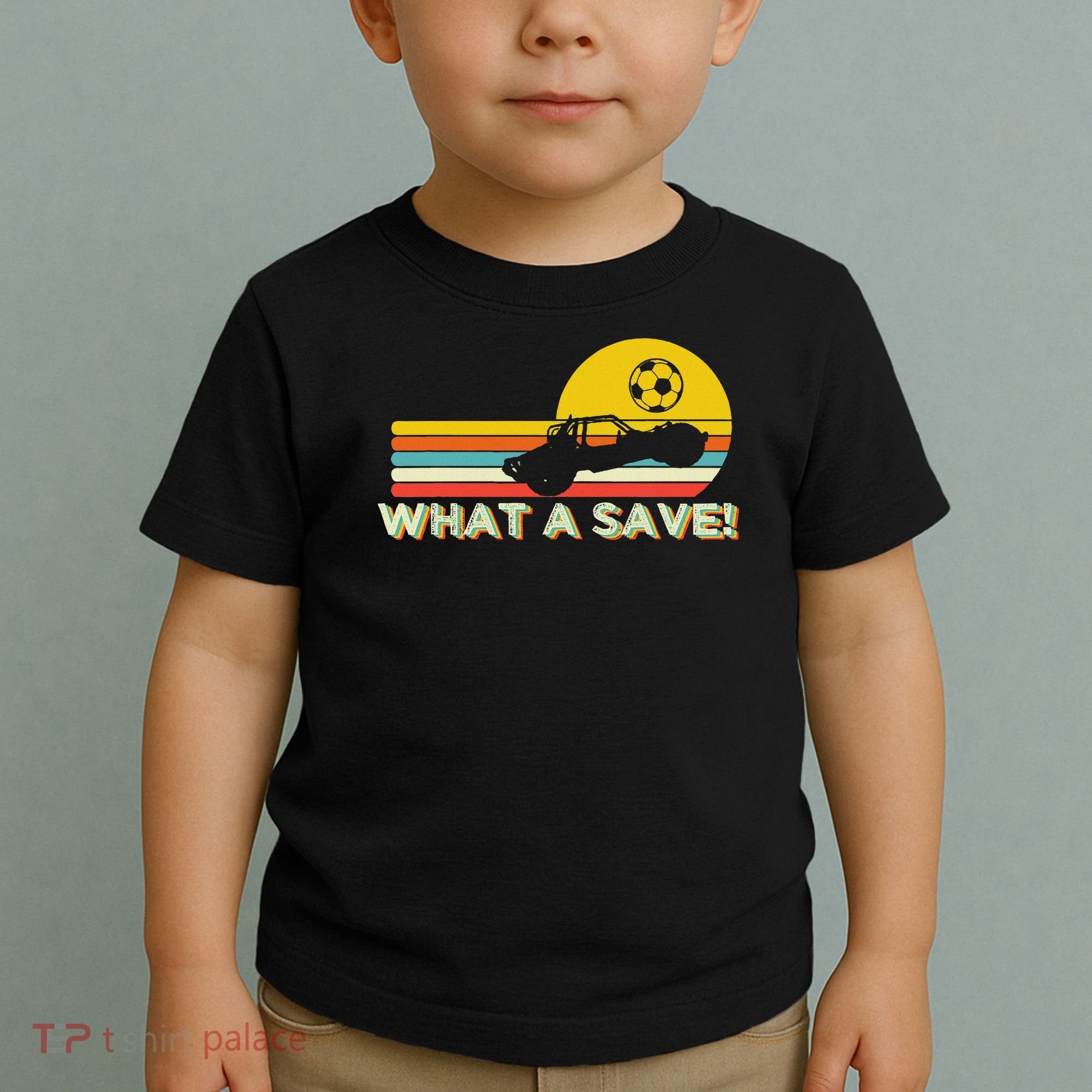 What A Retro Rocket Football Car League Toddler T-Shirt