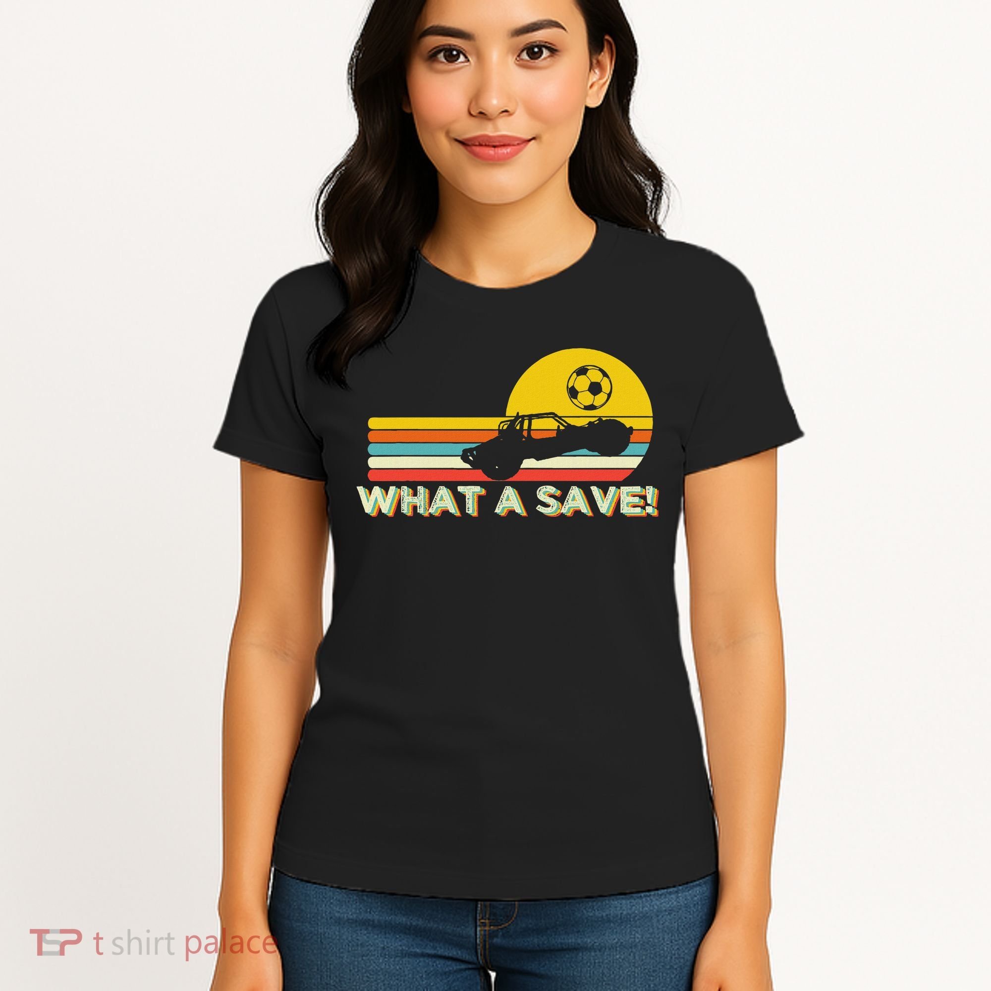What A Retro Rocket Football Car League Women's T-Shirt