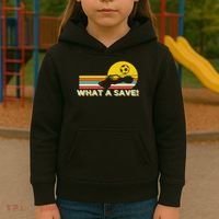 What A Retro Rocket Football Car League Kids Hoodie thumb 3