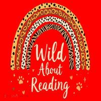 Wild About Reading Teacher Back To School Rainbow Gift Santa Hat thumb 1