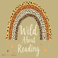 Wild About Reading Teacher Back To School Rainbow Gift Button thumb 1