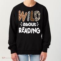 Wild About Reading Animal Print Women's Sweatshirt thumb 0