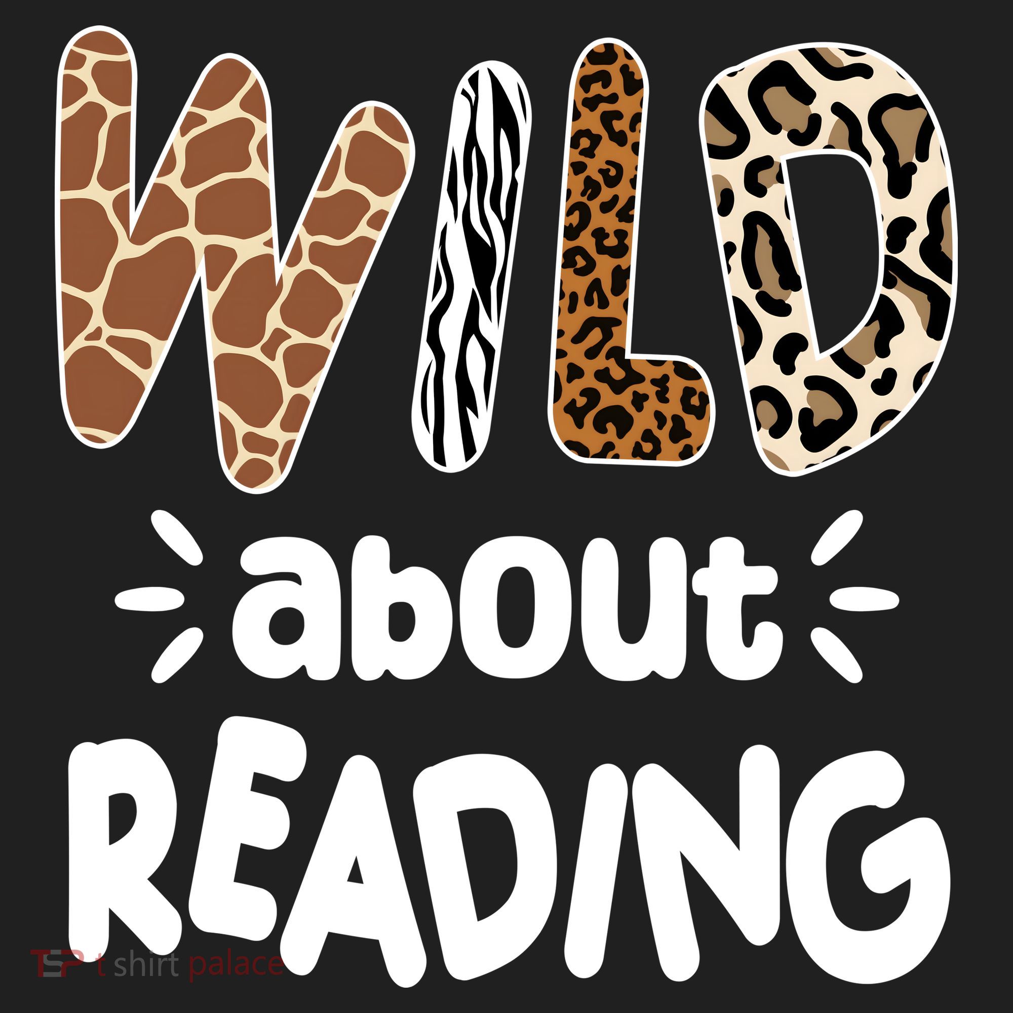 Wild About Reading Animal Print Women's Sweatshirt