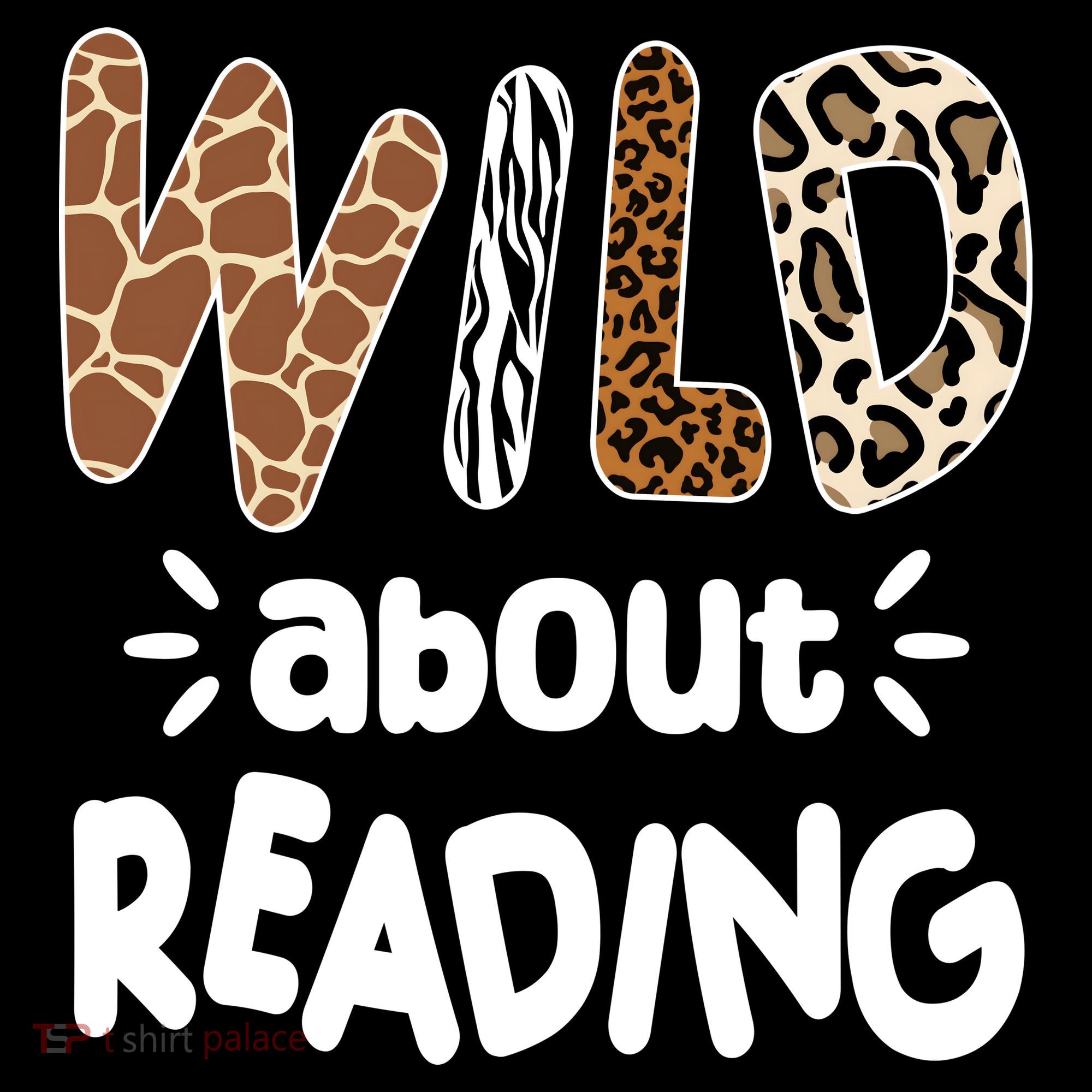 Wild About Reading Animal Print Toddler Hoodie