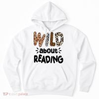Wild About Reading Animal Print Hoodie thumb 0