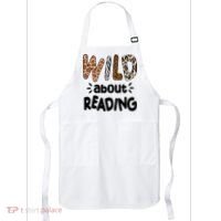 Wild About Reading Animal Print Apron thumb 0