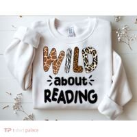 Wild About Reading Animal Print Sweatshirt thumb 2