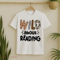 Wild About Reading Animal Print T-Shirt thumb 2
