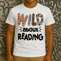 Wild About Reading Animal Print T-Shirt thumb 3