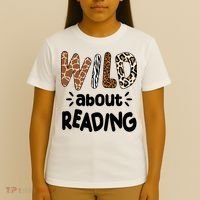 Wild About Reading Animal Print T-Shirt thumb 4