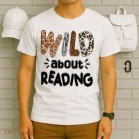 Wild About Reading Animal Print T-Shirt thumb 6