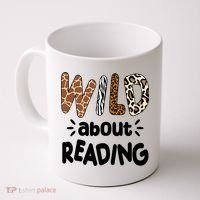 Wild About Reading Animal Print Coffee Mug thumb 0