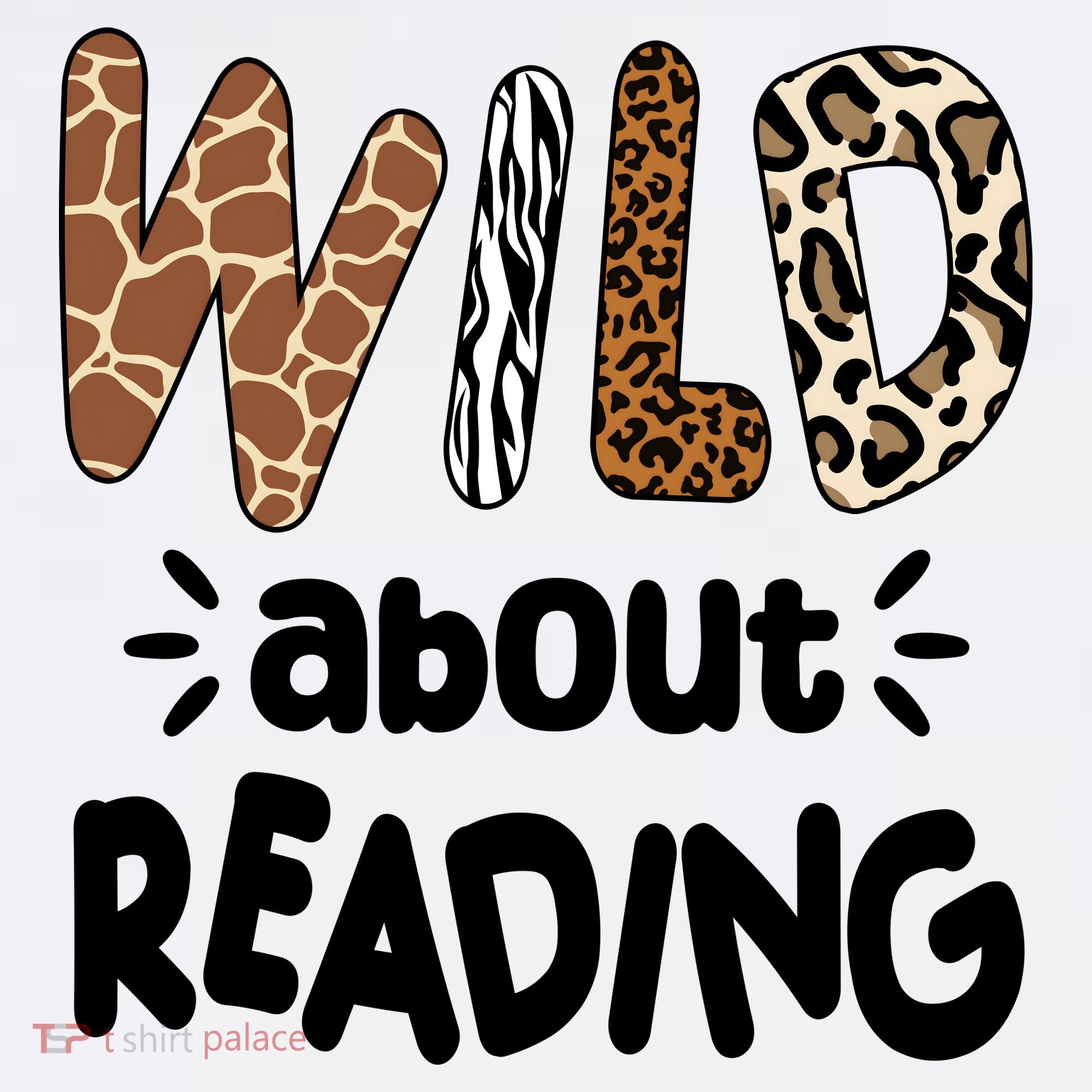 Wild About Reading Animal Print Beanie