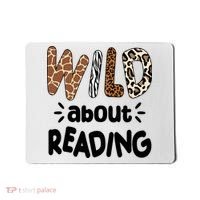 Wild About Reading Animal Print Mousepad thumb 0