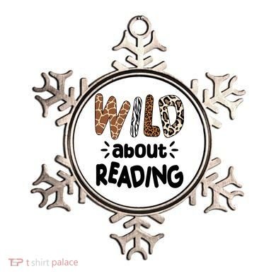Wild About Reading Animal Print Ornament