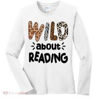 Wild About Reading Animal Print Women's Long Sleeve Shirt thumb 0