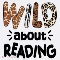 Wild About Reading Animal Print Kids Sweatshirt thumb 2