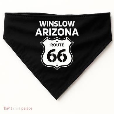 Winslow Arizona Route 66 USA-Made Doggie Bandana